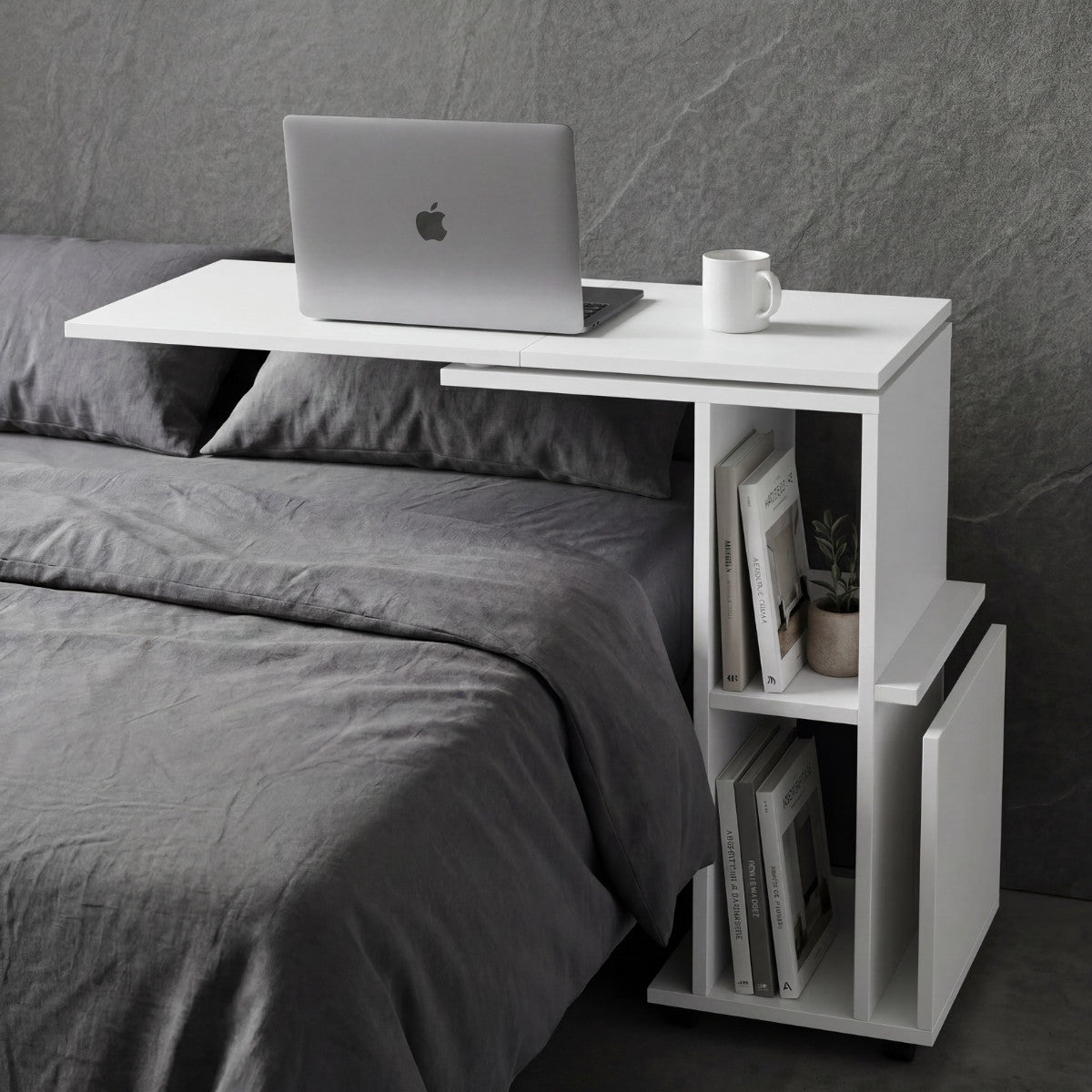 Mesa de cama 2 en 1 — Mesa de luz y escritorio