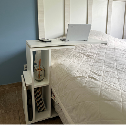 Mesa Auxiliar Plegable Para Cama Notebook Ruedas