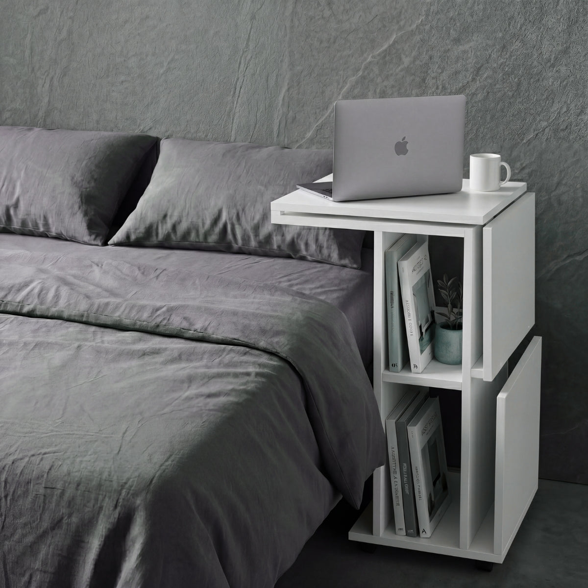 Mesa de cama 2 en 1 — Mesa de luz y escritorio